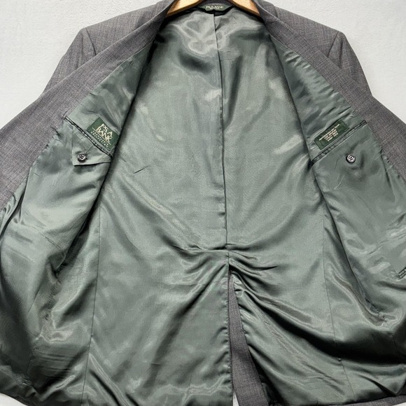 Jos A Bank Blazer Mens 43 Regular Wool Traveler's Collection Gordon USA Jacket - Picture 12 of 15